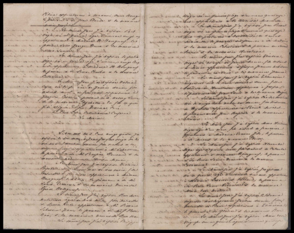 Population esclave : baptêmes, mariages, sépultures