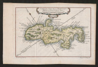 Carte de l'isle de la Martinique