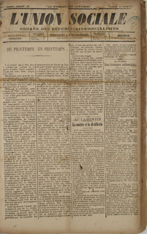 L'Union sociale (n° 435)