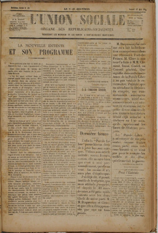 L'Union sociale (n° 38)