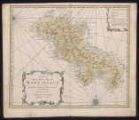 Carte de l'isle de la Martinique