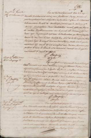 Population esclave : naissances, mariages, décès