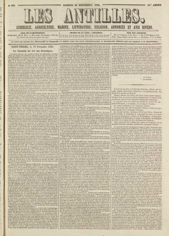 Les Antilles (1856, n° 101)