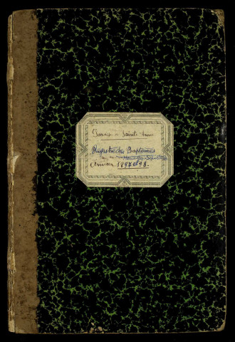 Baptêmes, mariages, sépultures