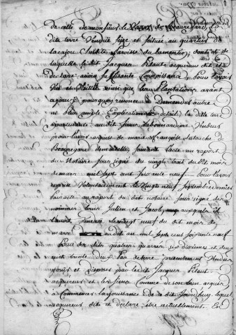 Mulâtresse libre Mathilde et autres mulâtres libres ou affranchis à la Martinique : actes notariés (ventes, achats ou location de terres et plantations)