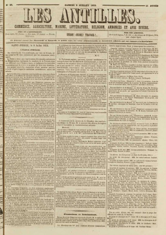 Les Antilles (1853, n° 54)