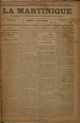 La Martinique (année II, n° 18)