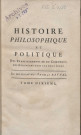 Histoire philosophique et politique des établissements du commerce des Européens dans les deux Indes (tome X)