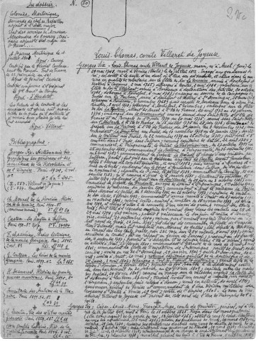 Biographie de Louis Thomas, comte Villaret de Joyeuse (né à Auch, Gers, le 29 mai 1748)