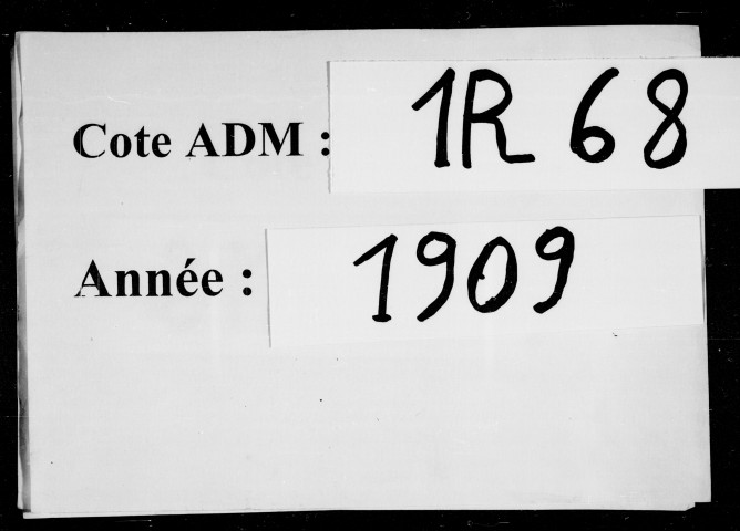 Etats signalétiques et des services, n° 1005 à 1416