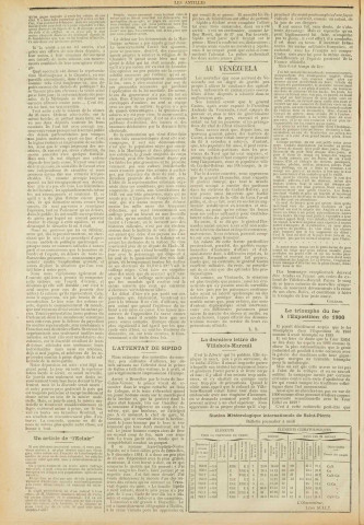 Les Antilles (1900, n° 30)