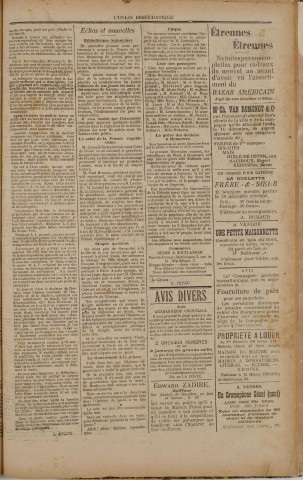 L'Union démocratique (n° 70)
