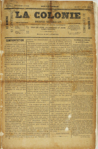 La Colonie (n° 192)