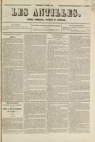 Les Antilles (1863, n° 18)