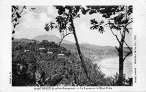 Martinique. Le Lorrain et le mont Pelée