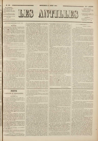 Les Antilles (1872, n° 68)