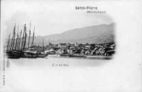 Saint-Pierre (Martinique). Le port
