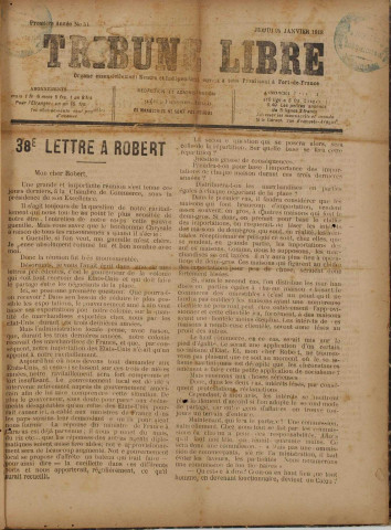 La Tribune libre (n° 54)