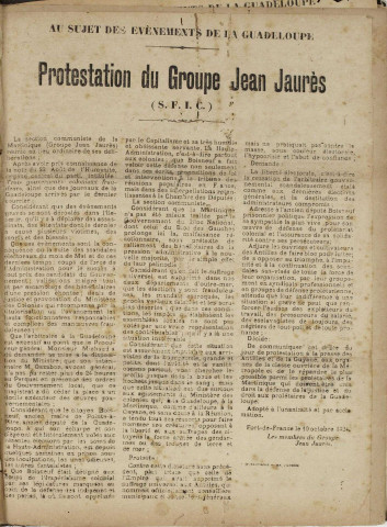 Bulletin syndical (n° 1)
