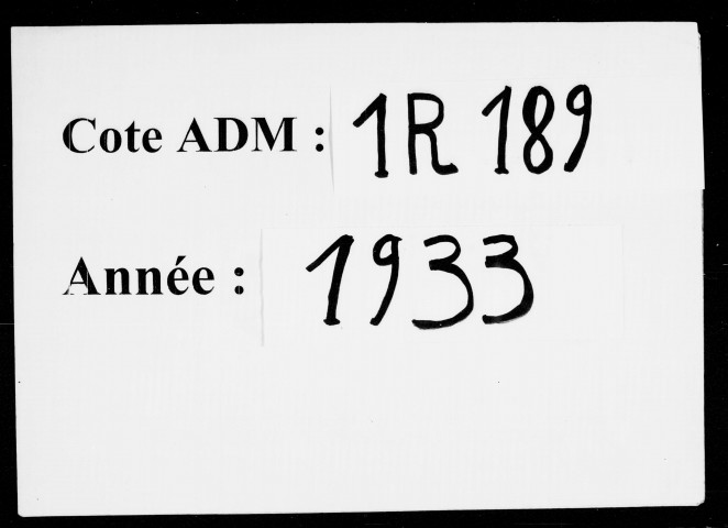 Etats signalétiques et des services, n° 1001 à 1500