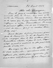 Elections législatives de juin 1951 : lettre circulaire du général De Gaulle aux Compagnons de la Libération les invitant à le soutenir à l'occasion des prochaines élections