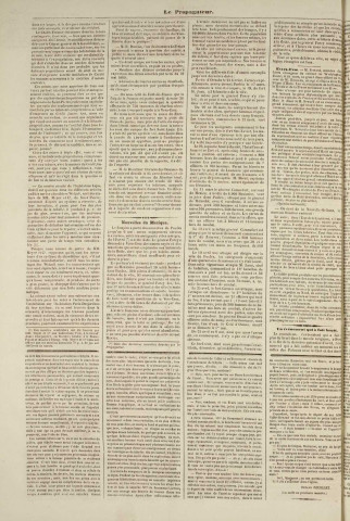 Le Propagateur (1863, n° 27)