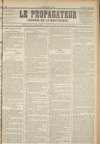 Le Propagateur (1876, n° 22)