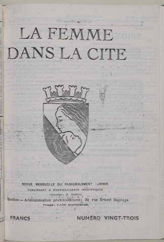 La Femme dans la cité (n° 23)