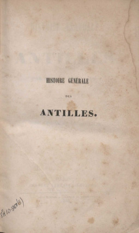 Histoire générale des Antilles (tome V)