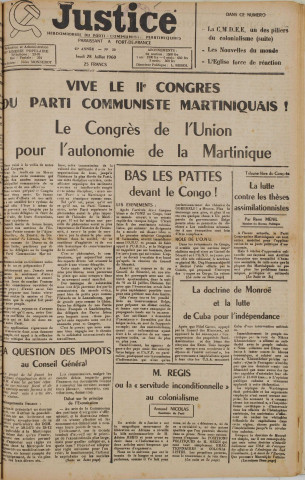 Justice (1960, n° 30)