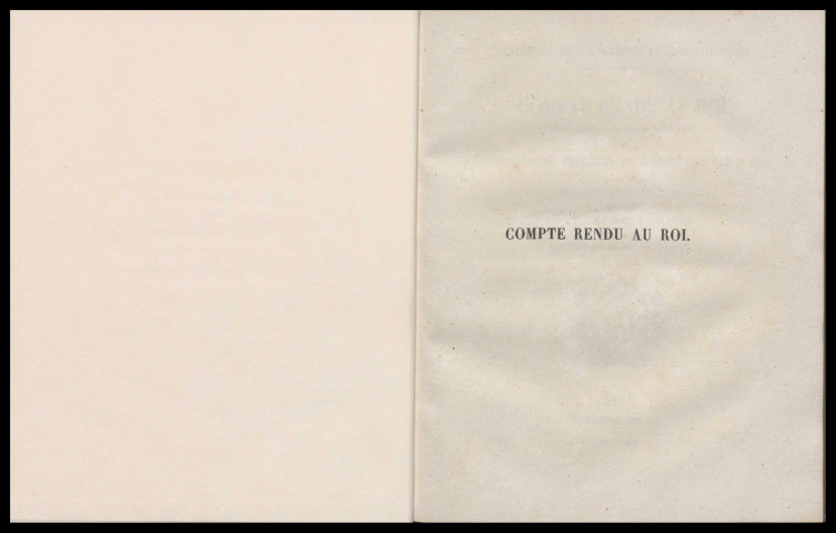 Compte rendu au Roi de l'emploi des fonds alloués, depuis 1839, pour l'enseignement religieux et élementaire des noirs, et de l'exécution des lois des 18 et 19 juillet 1845 relatives au régime des esclaves, à l'introduction des travailleurs libres aux Colonies, etc.