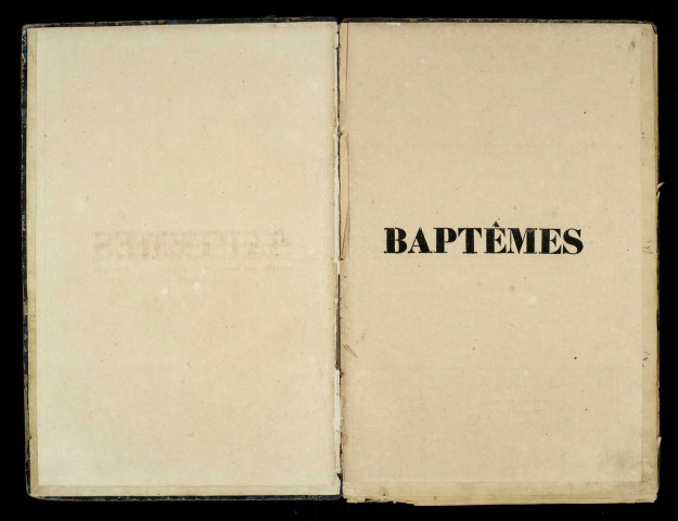 Baptêmes, mariages, sépultures