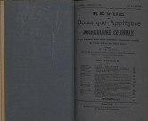 Revue de botanique appliquée et d'agriculture coloniale (n° 44)