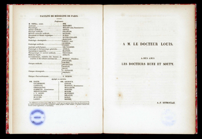 Epidémie de fièvre jaune à la Martinique : de Février 1839 à Juillet 1841