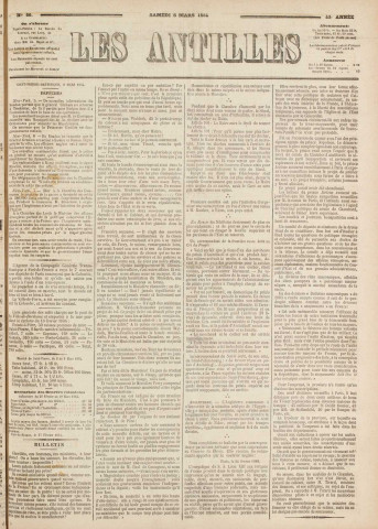 Les Antilles (1884, n° 20)