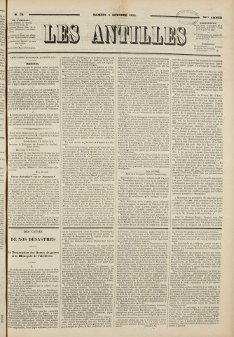 Les Antilles (1872, n° 79)