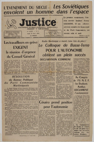 Justice (1961, n° 15)