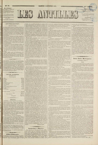 Les Antilles (1868, n° 78)