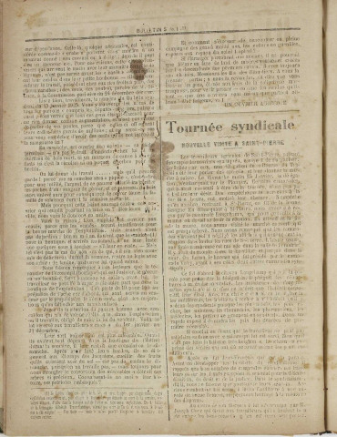 Bulletin syndical (n° 10)