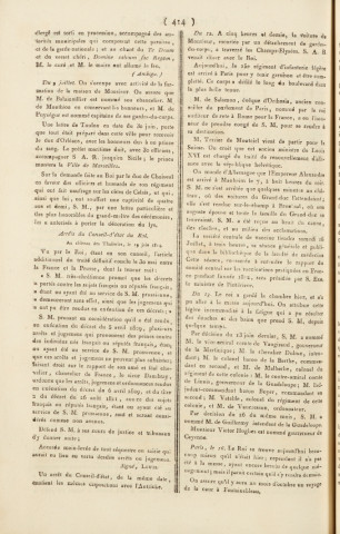 Gazette de la Martinique (1814, n° 74)