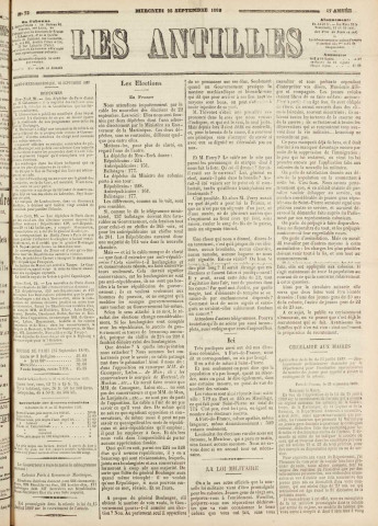 Les Antilles (1889, n° 75)
