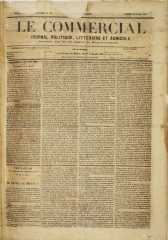 Le Commercial (1865, n° 34)