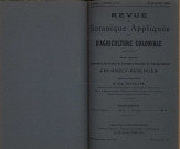 Revue de botanique appliquée et d'agriculture coloniale (n° 51)