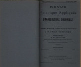Revue de botanique appliquée et d'agriculture coloniale (n° 51)