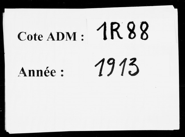 Etats signalétiques et des services, n° 1507 à 3331