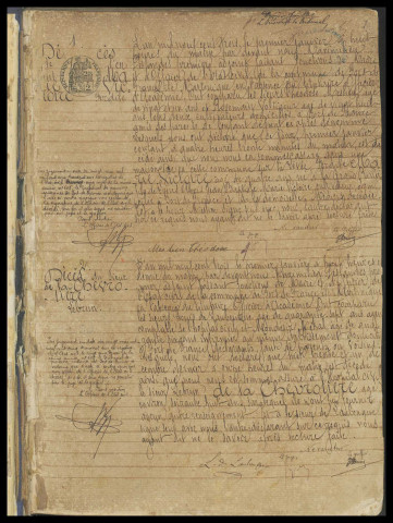 Naissances, reconnaissances, décès