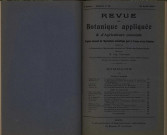 Revue de botanique appliquée et d'agriculture coloniale (n° 20)