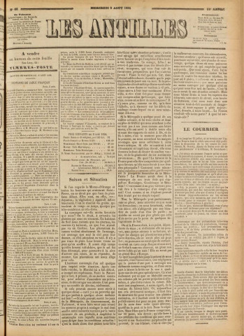 Les Antilles (1894, n° 60)