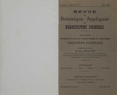 Revue de botanique appliquée et d'agriculture coloniale (n° 79)