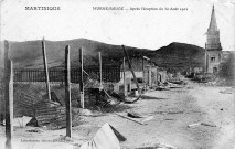 Martinique. Morne-Rouge. Après l'éruption du 30 Août 1902